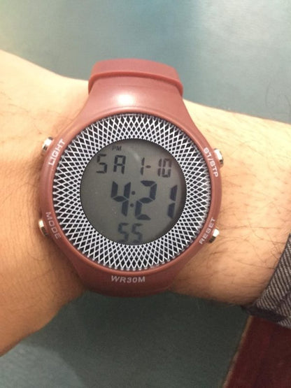 Silicon Digital Watch – Waterproof, Luminous Display